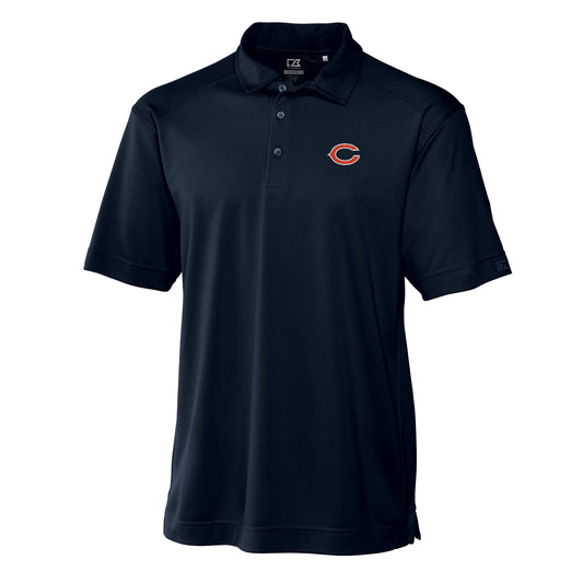 Men's Cutter & Buck Navy Chicago Bears Big & Tall DryTec Genre Polo