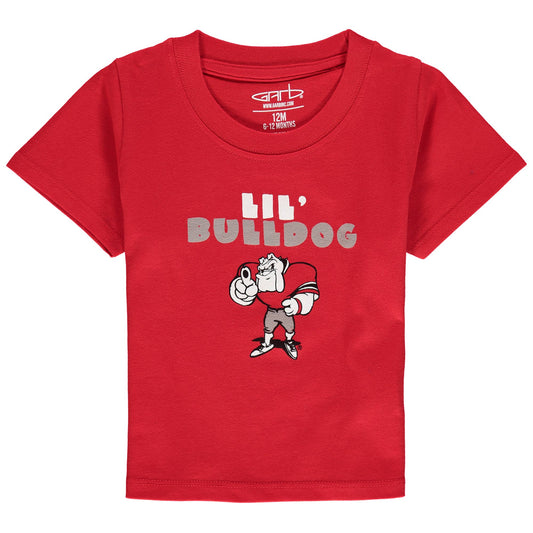 Infant Red Georgia Bulldogs Lil Mascot T-Shirt