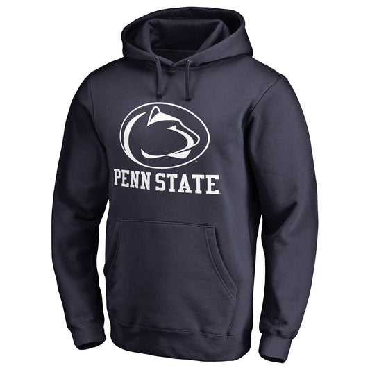 Men's Navy Penn State Nittany Lions Team Lockup Pullover Hoodie