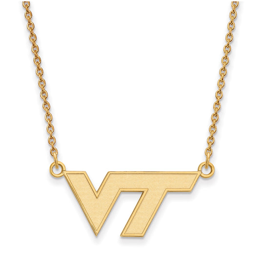 Women's Virginia Tech Hokies Gold Plated Pendant Necklace