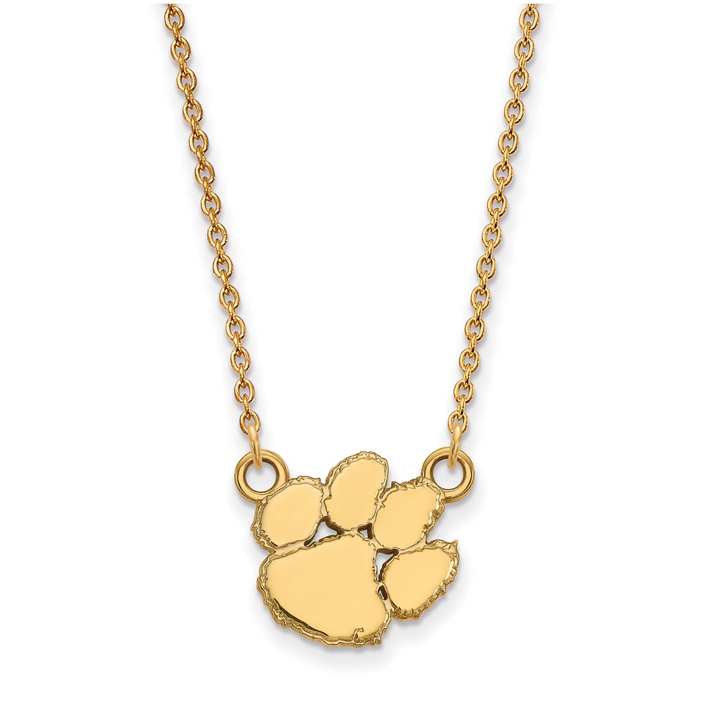 Women's Clemson Tigers Gold Plated Pendant Necklace