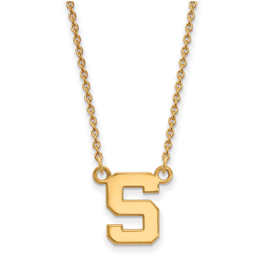 Women's Michigan State Spartans Gold Plated Pendant Necklace