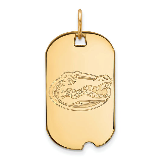Women's Florida Gators Gold Plated Small Dog Tag