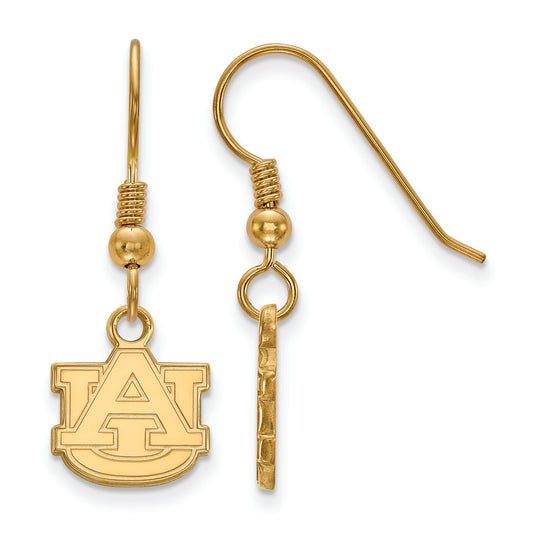 Women's Auburn Tigers Gold Plated XS Dangle Earrings