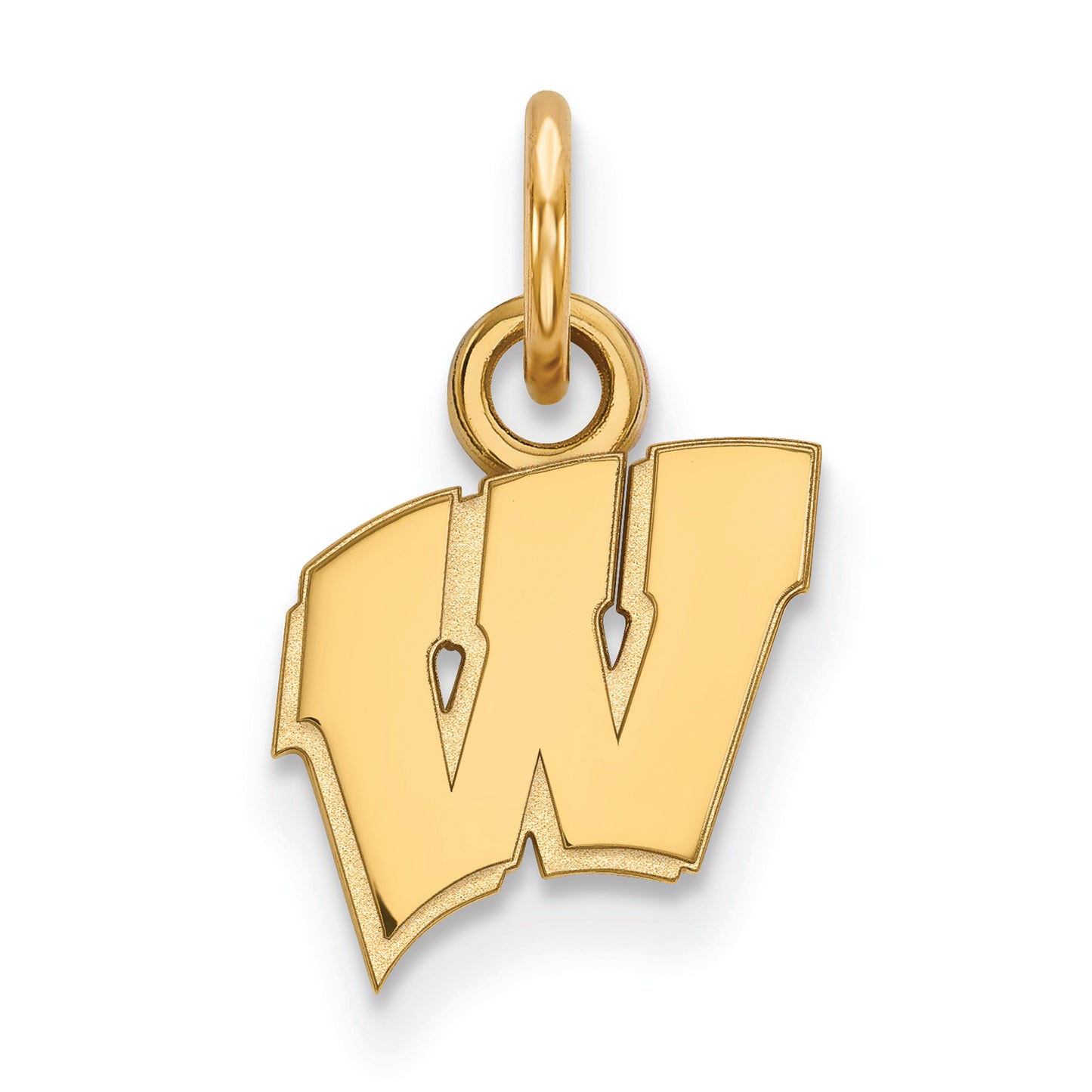 Women's Wisconsin Badgers Gold Plated XS Pendant