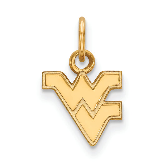 Women's West Virginia Mountaineers Gold Plated XS Pendant