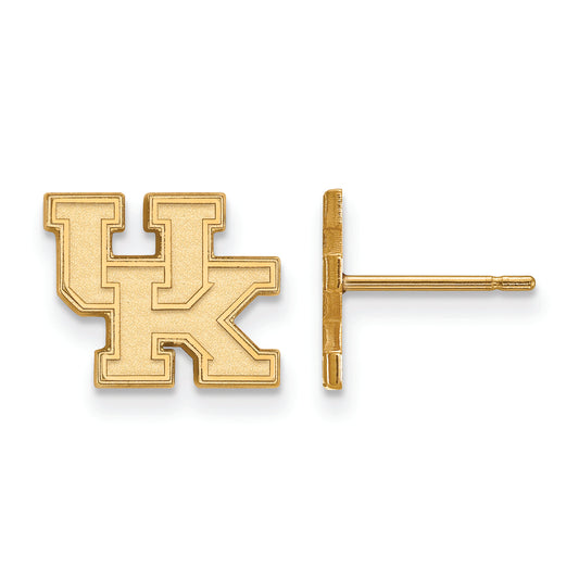 Women's Kentucky Wildcats Gold Plated XS Post Earrings