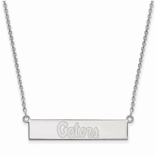 Women's Florida Gators Sterling Silver Small Bar Necklace