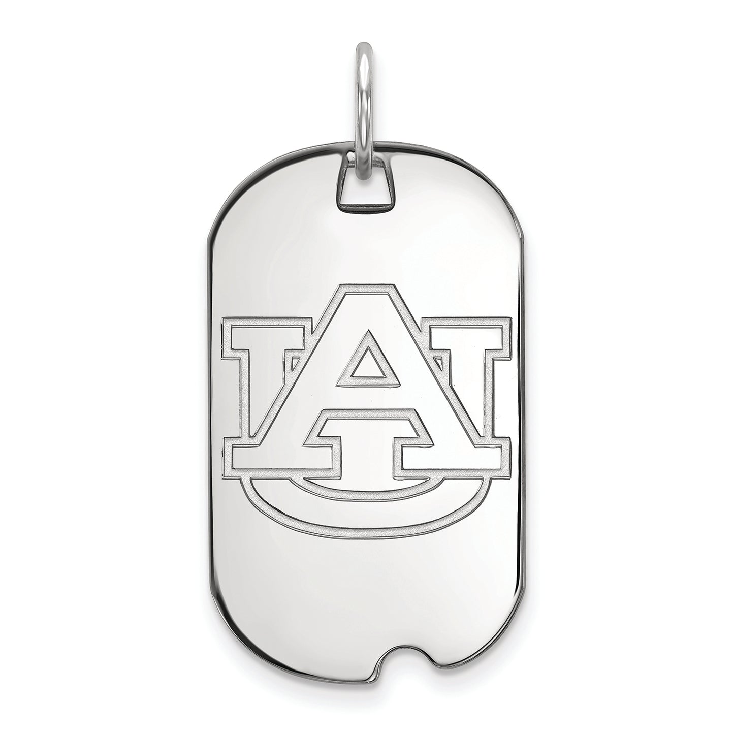 Women's Auburn Tigers Sterling Silver Small Dog Tag