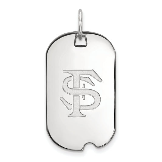 Women's Florida State Seminoles Sterling Silver Small Dog Tag