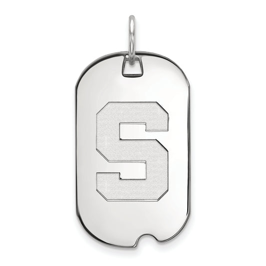 Women's Michigan State Spartans Sterling Silver Small Dog Tag