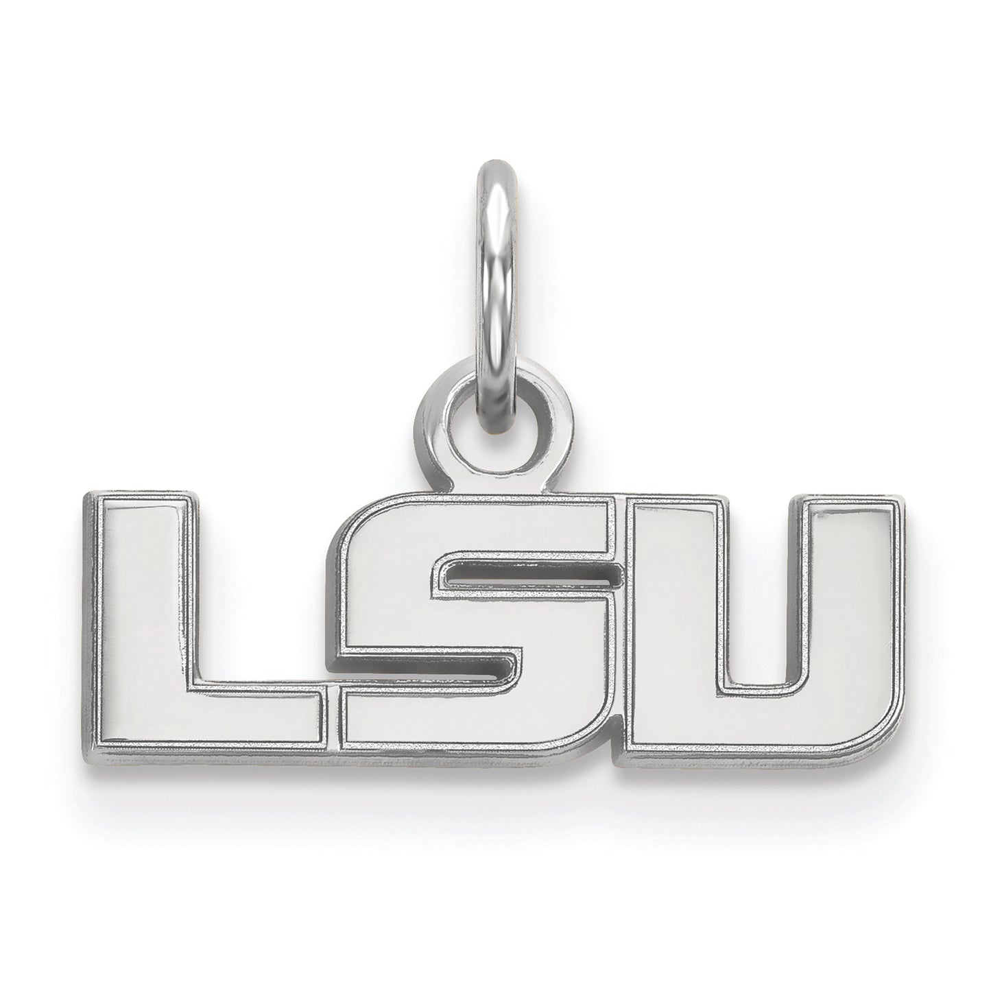 Women's LSU Tigers Sterling Silver XS Pendant