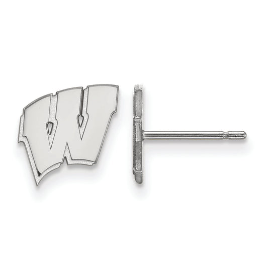 Women's Wisconsin Badgers Sterling Silver XS Post Earrings