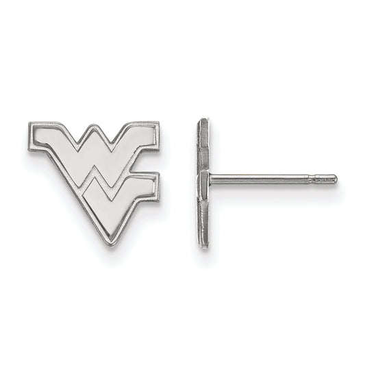 Women's West Virginia Mountaineers Sterling Silver XS Post Earrings