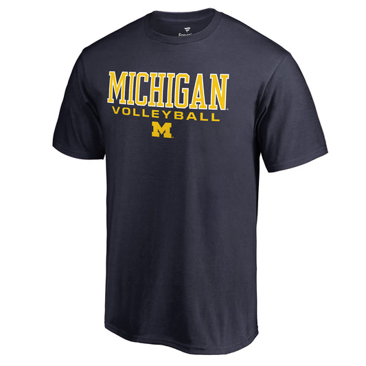 Men's Navy Michigan Wolverines True Sport Volleyball T-Shirt