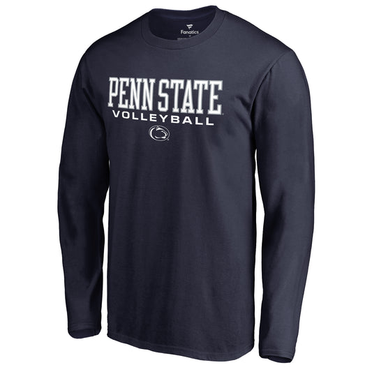 Men's Navy Penn State Nittany Lions True Sport Volleyball Long Sleeve T-Shirt