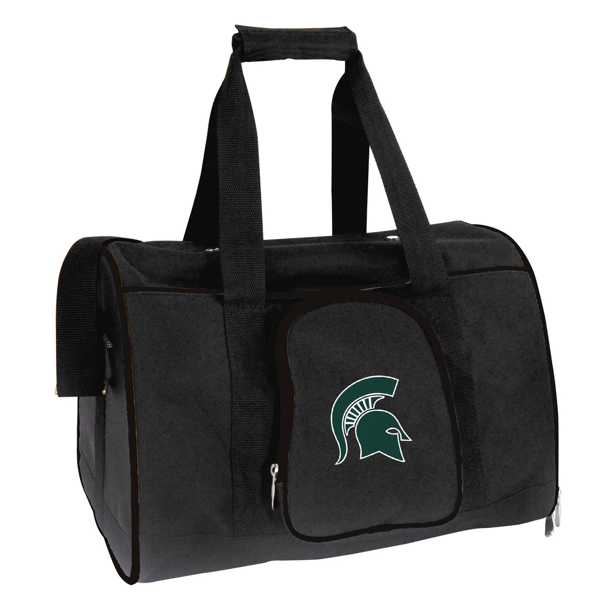 Black Michigan State Spartans Small 16" Pet Carrier