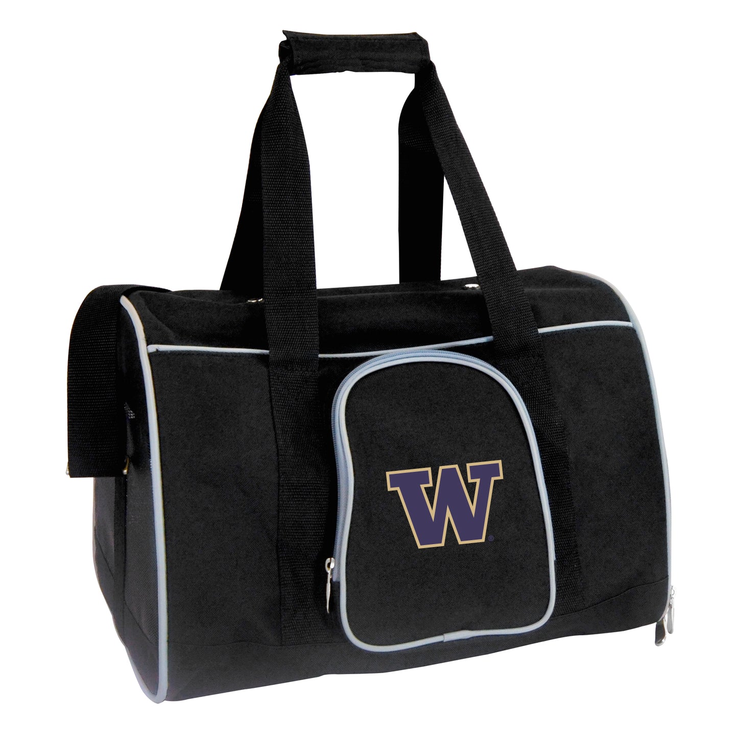 Black Washington Huskies Small 16" Pet Carrier