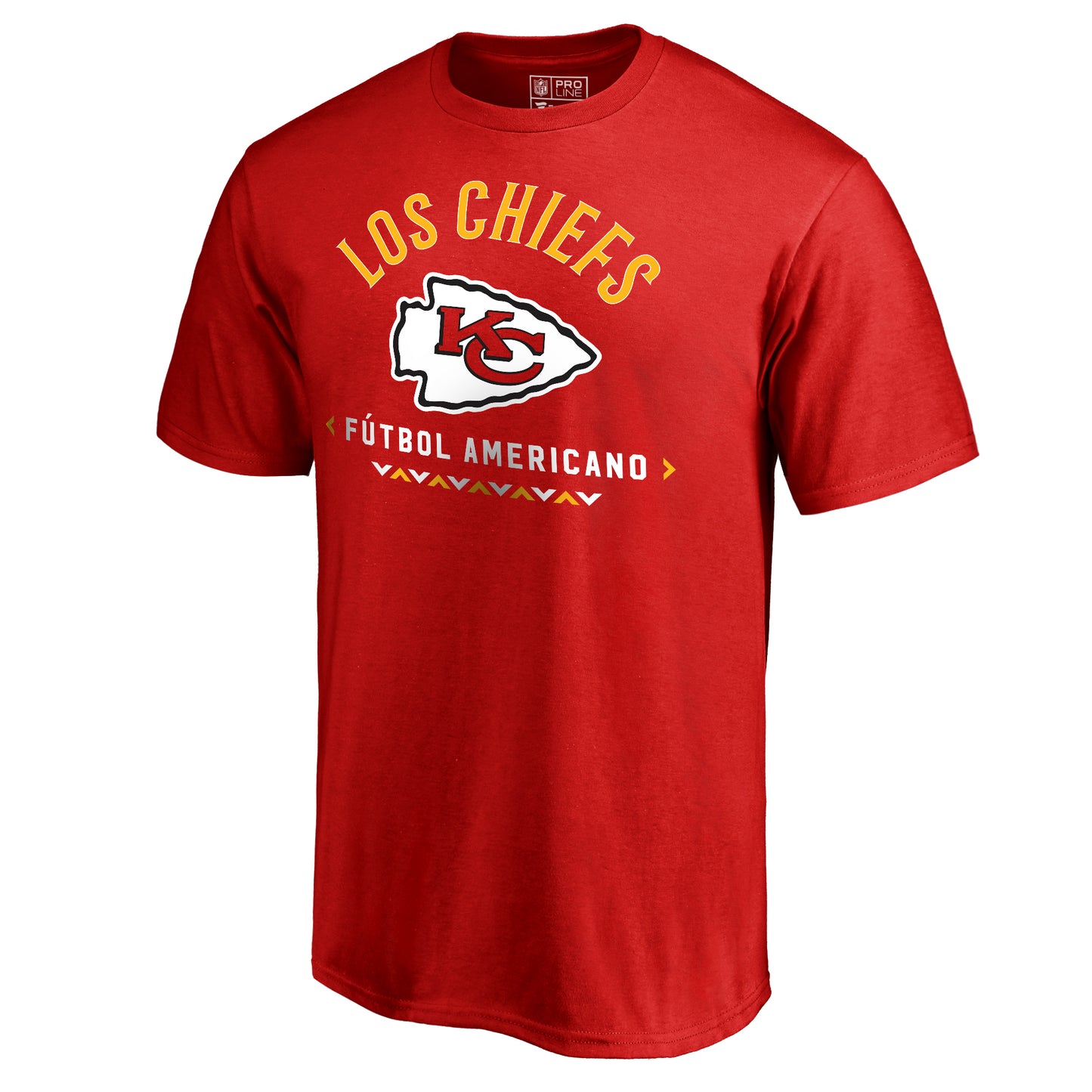 Men's NFL Pro Line Red Kansas City Chiefs Futbol Americano T-Shirt