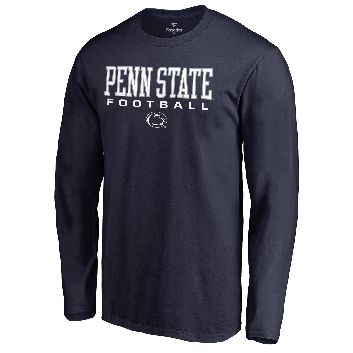Men's Navy Penn State Nittany Lions True Sport Football Long Sleeve T-Shirt