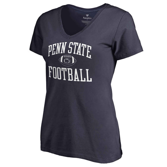 Women's Navy Penn State Nittany Lions First Sprint V-Neck T-Shirt