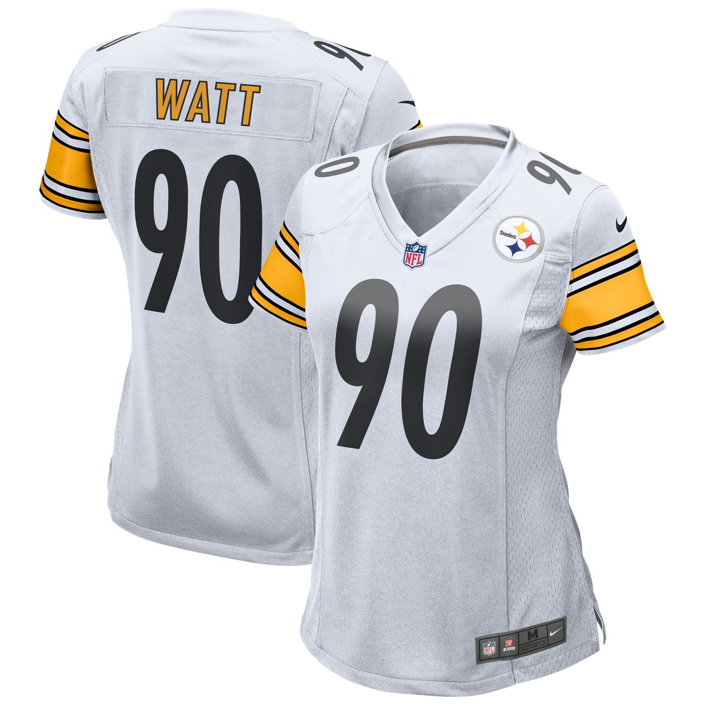 Women's Nike T.J. Watt White Pittsburgh Steelers Player Jersey