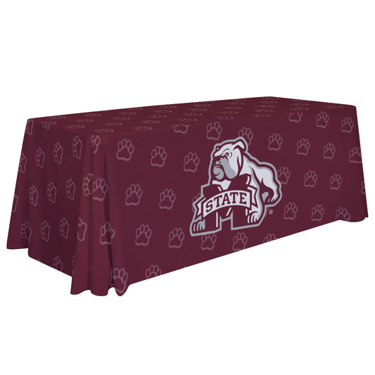 Mississippi State Bulldogs 6' Repeat Logo Table Throw