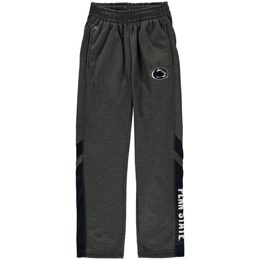 Youth Colosseum Heathered Charcoal Penn State Nittany Lions Fleece Pants