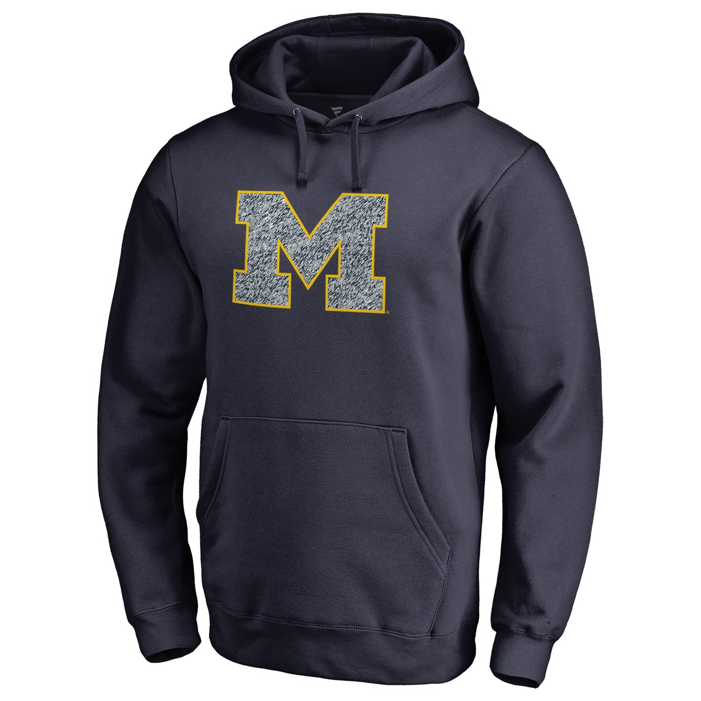 Men's Navy Michigan Wolverines Static Logo Pullover Hoodie