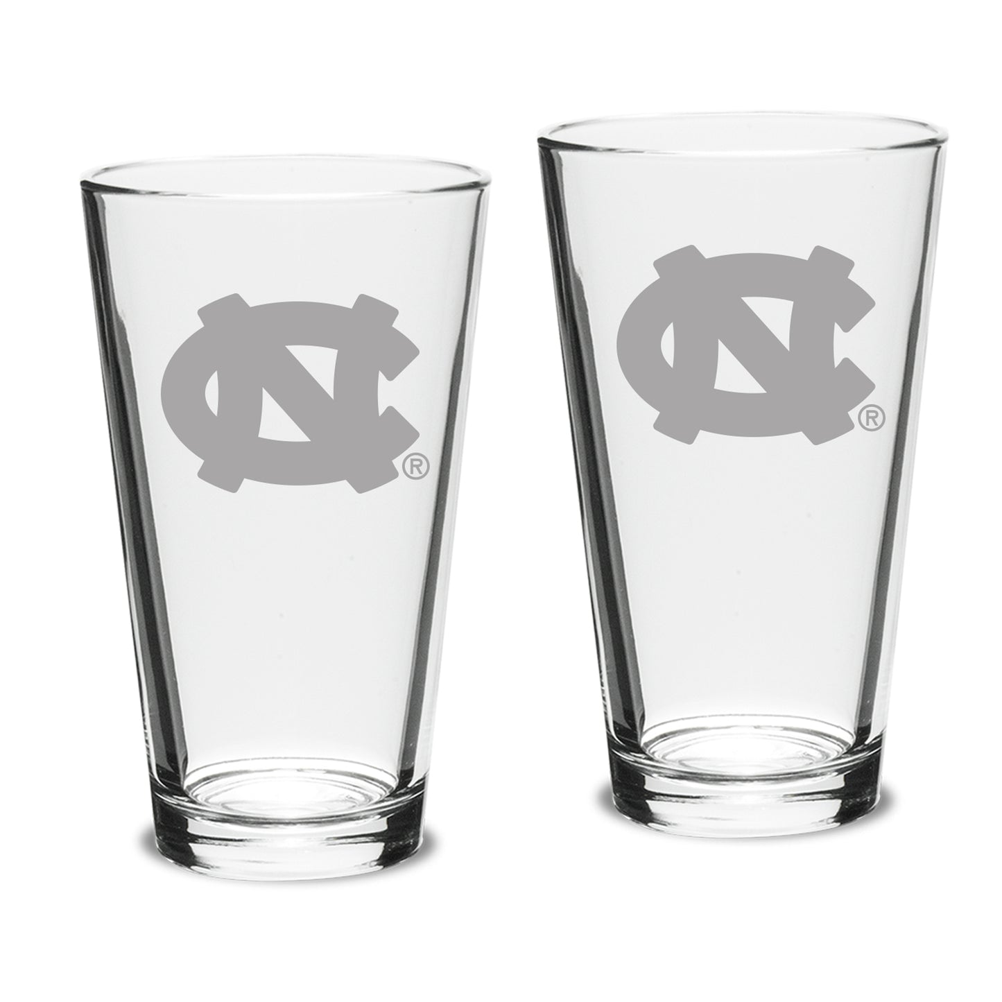 North Carolina Tar Heels Set of 2 Pub Mixing Glasses