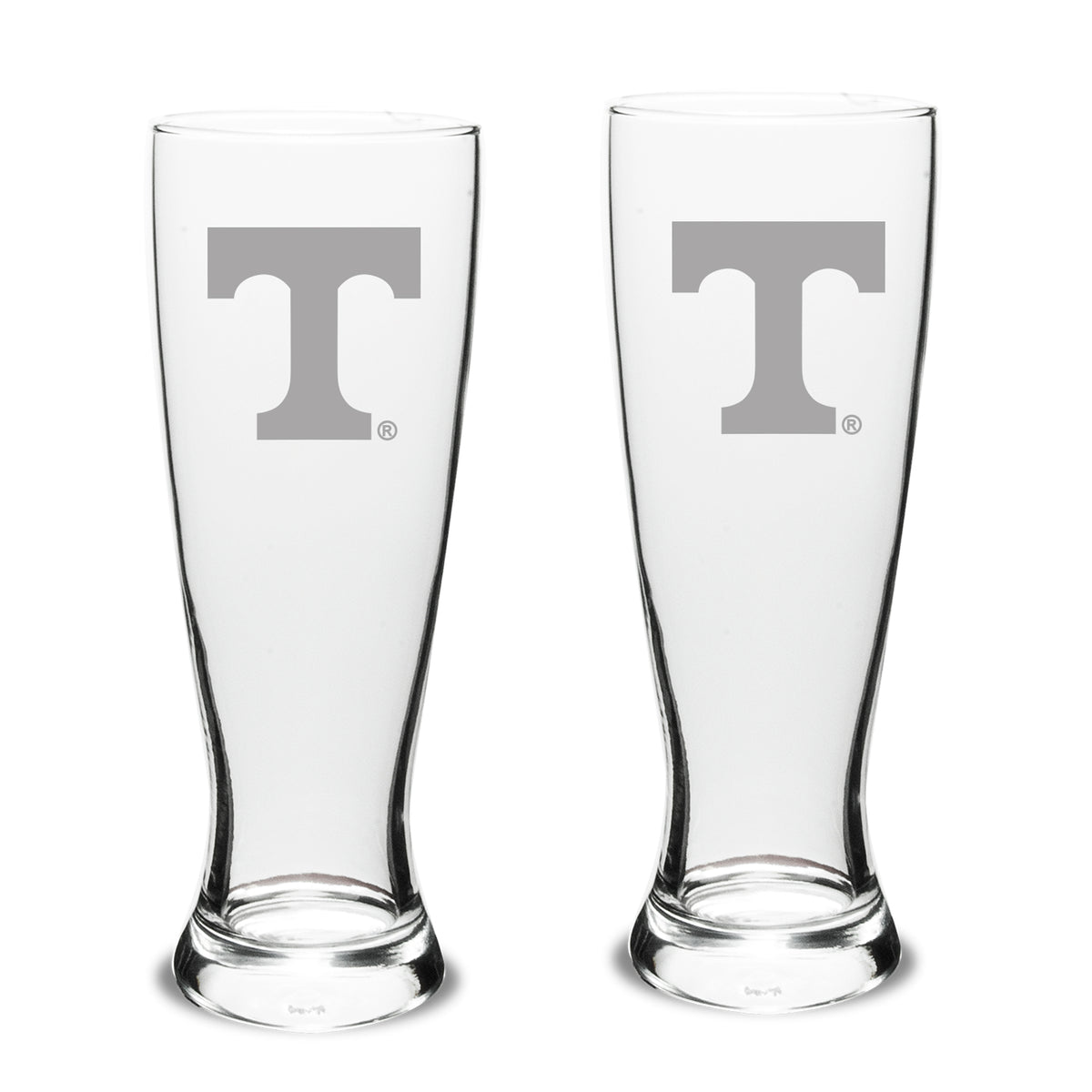 Tennessee Volunteers Set of 2 Stylish University Pilsner Glasses