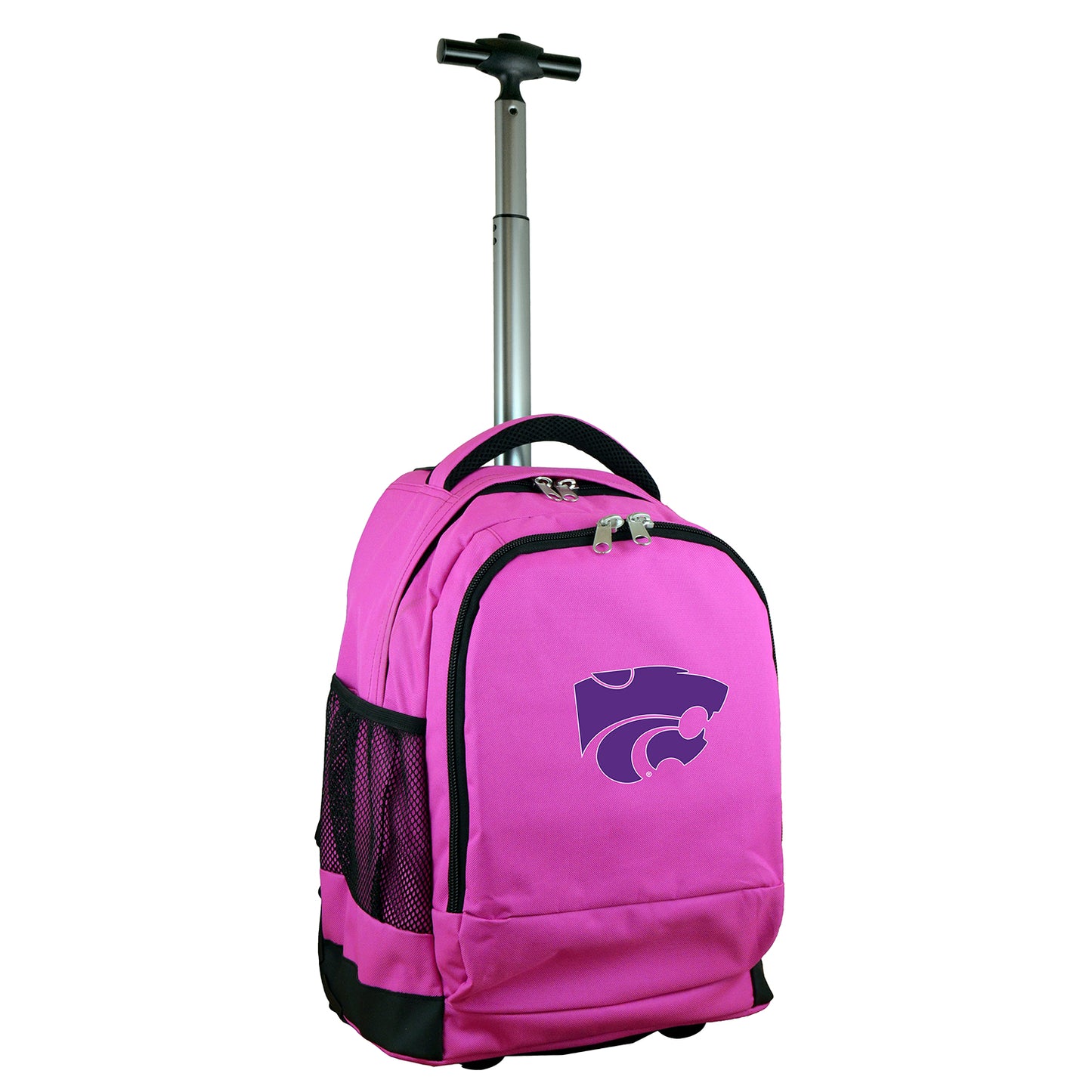 MOJO Pink Kansas State Wildcats 19'' Premium Wheeled Backpack