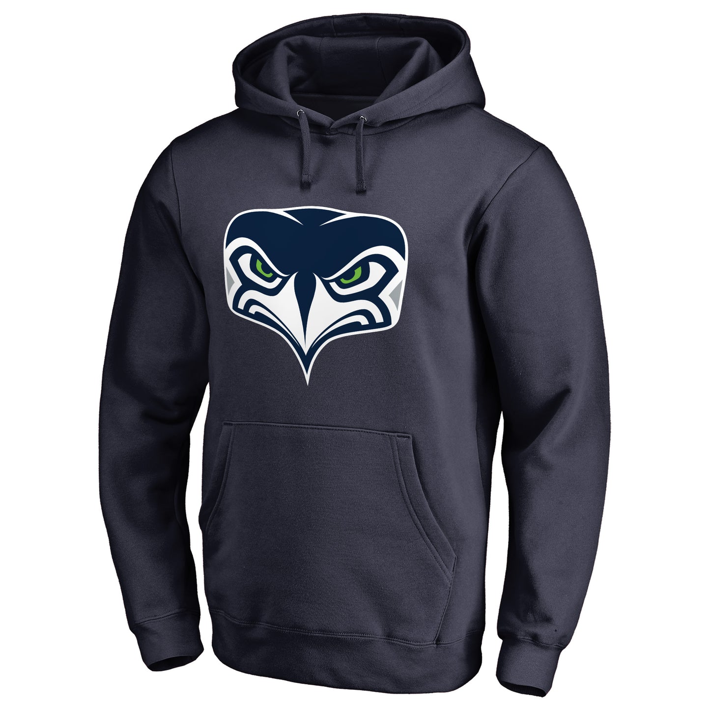 Men's NFL Pro Line Navy Seattle Seahawks Alternate Team Logo Gear Pullover Hoodie