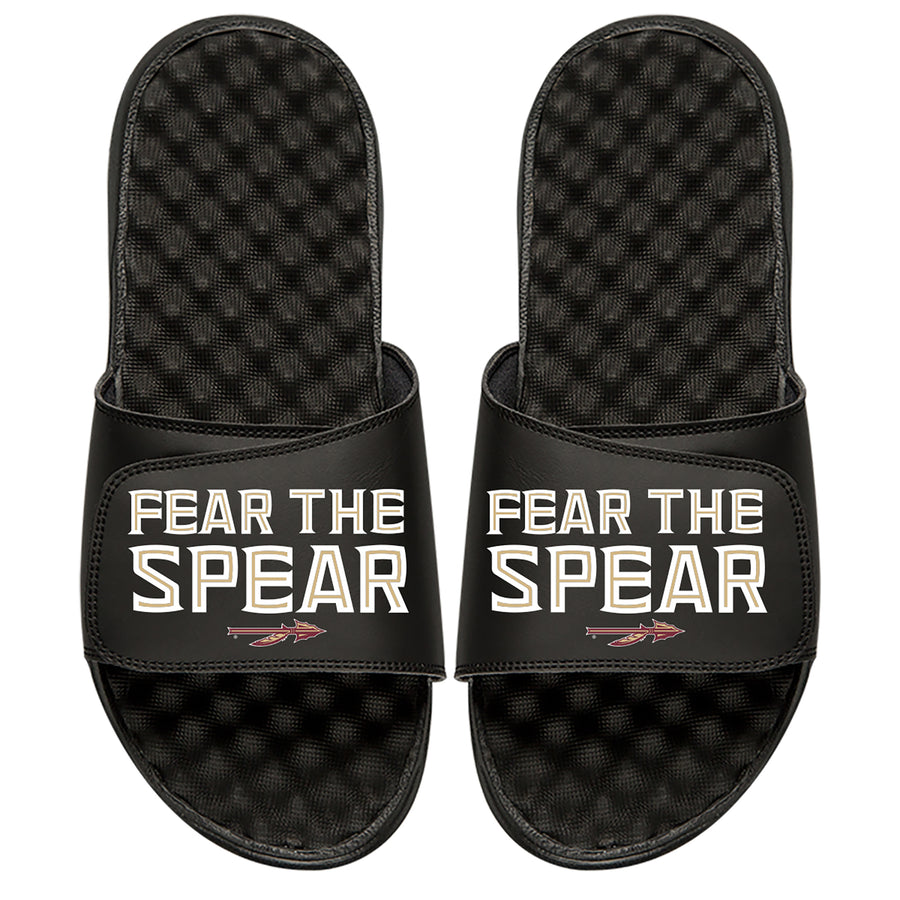 Youth ISlide Black Florida State Seminoles Fear The Spear Slide Sandals