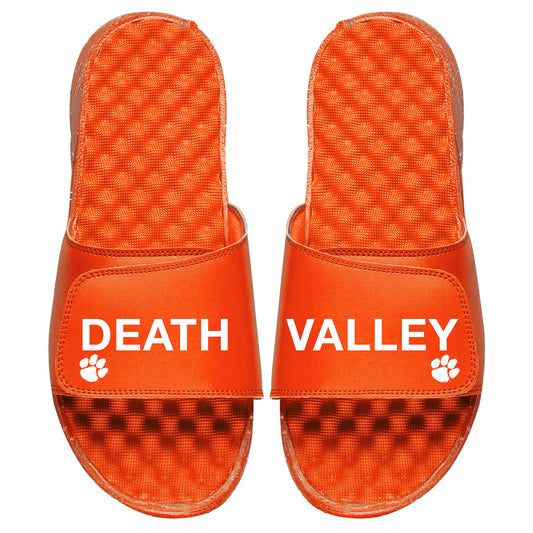 Men's ISlide Orange Clemson Tigers Death Valley Split Slide Sandals