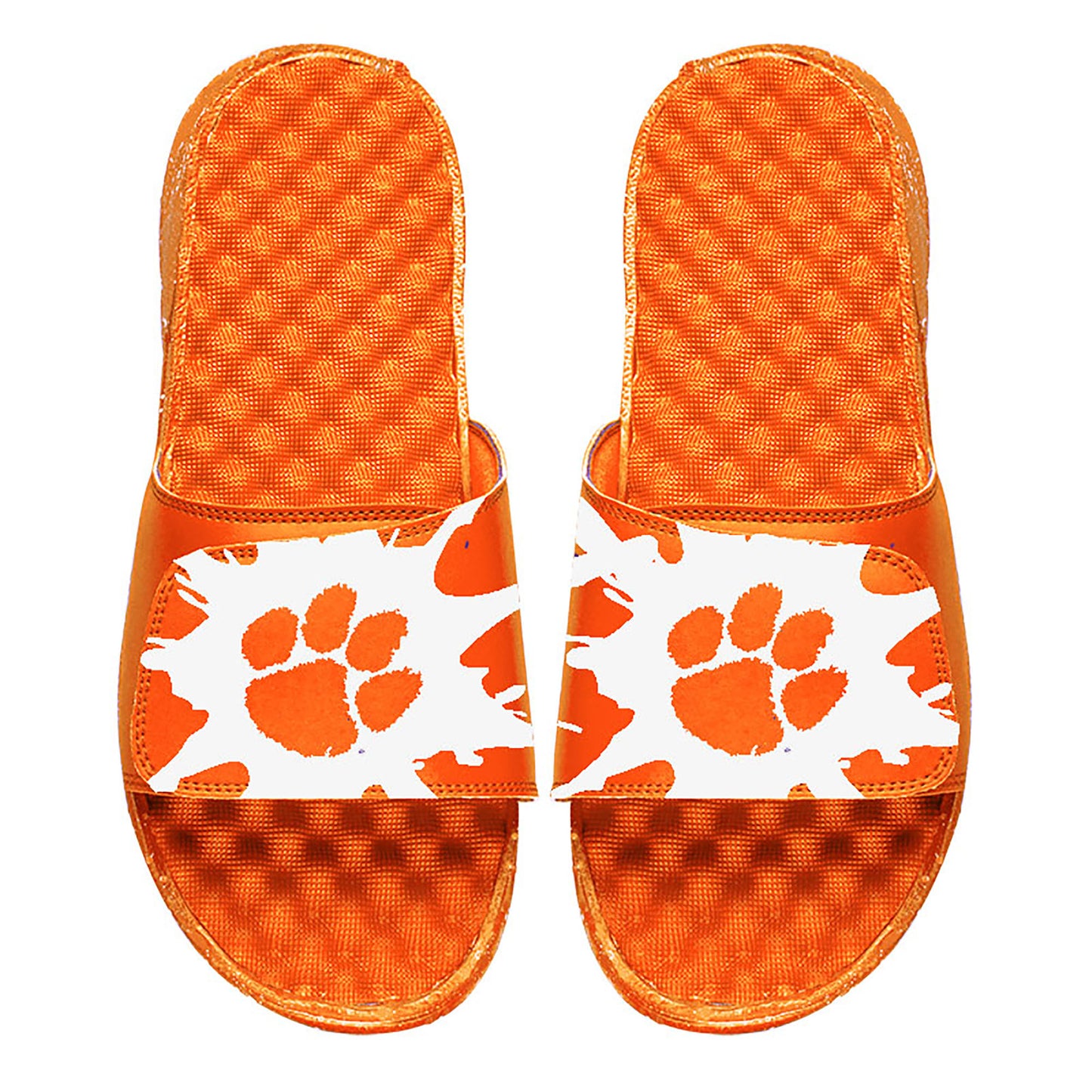 Men's ISlide Orange Clemson Tigers Paw Slide Sandals