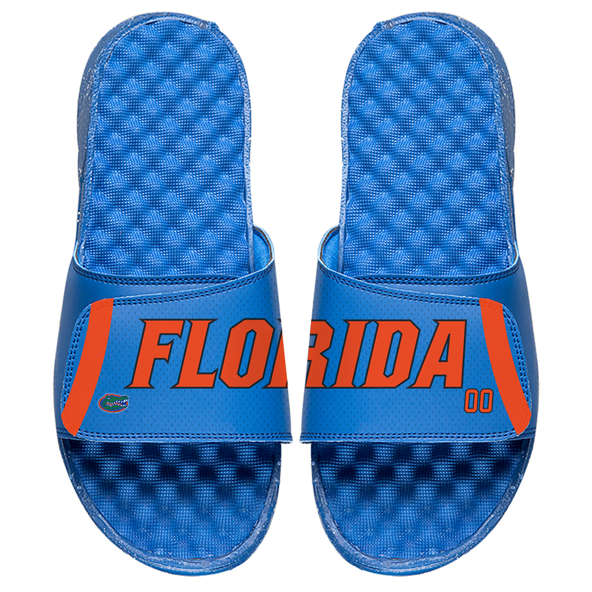 Men's ISlide Royal Florida Gators Jersey Split Slide Sandals