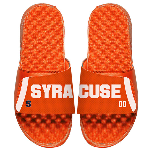 Men's ISlide Orange Syracuse Orange Jersey Split Slide Sandals