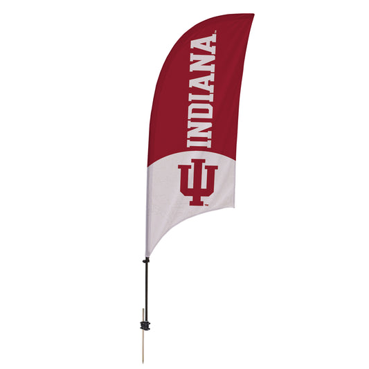 Indiana Hoosiers 7.5' Two-Tone Razor Feather Stake Flag