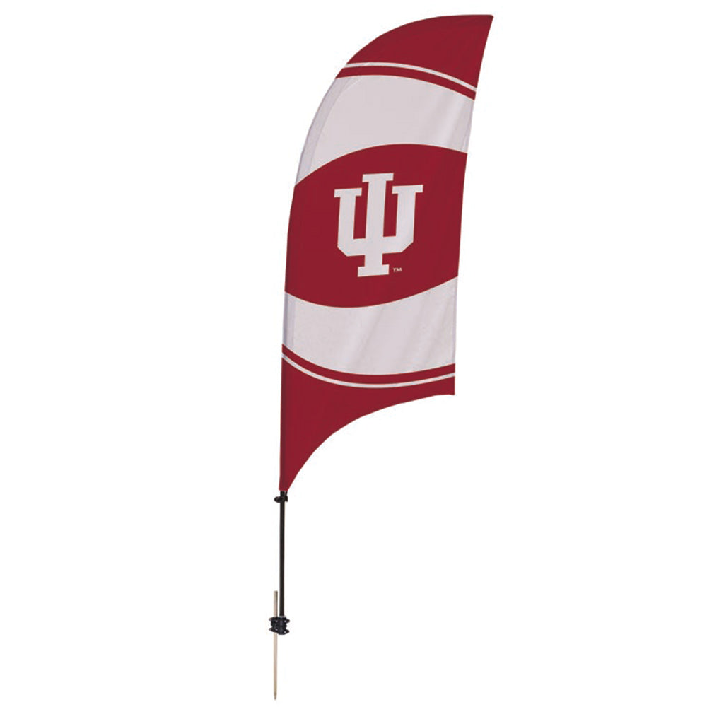 Indiana Hoosiers 7.5' Swirl Razor Feather Stake Flag