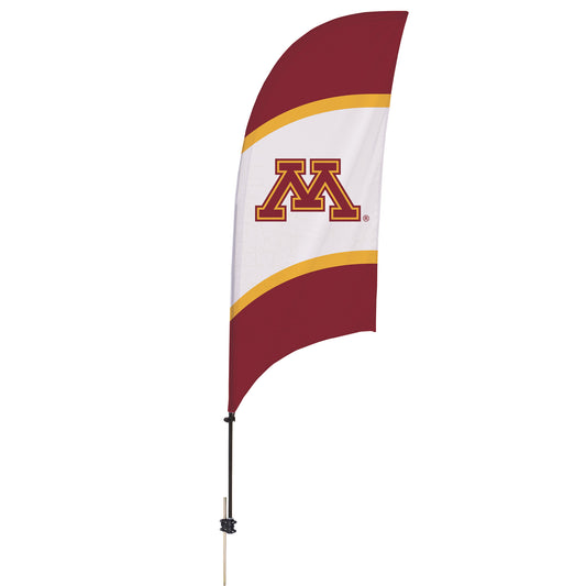 Minnesota Golden Gophers 7.5' Wordmark Razor Feather Stake Flag