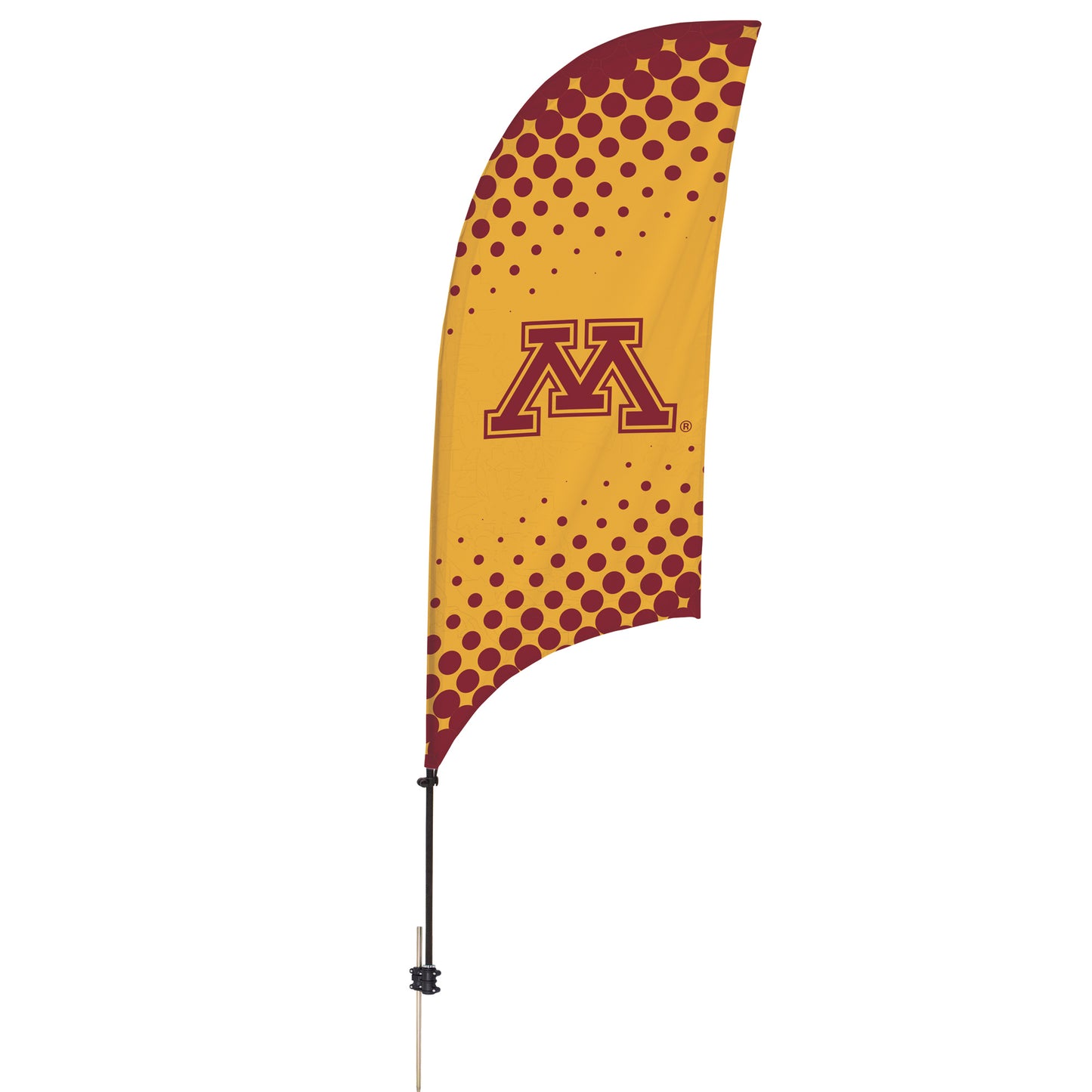 Minnesota Golden Gophers 7.5' Stripe Razor Feather Stake Flag