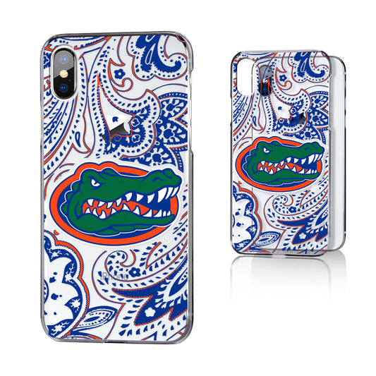 Florida Gators Paisley iPhone Clear Case