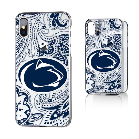 Penn State Nittany Lions Paisley iPhone Clear Case