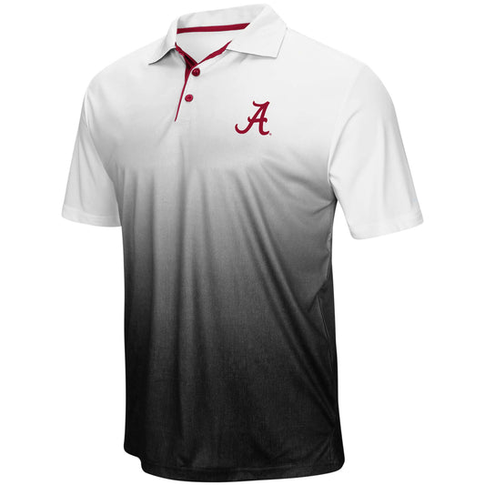 Men's Colosseum Heathered Gray Alabama Crimson Tide Magic Team Logo Polo