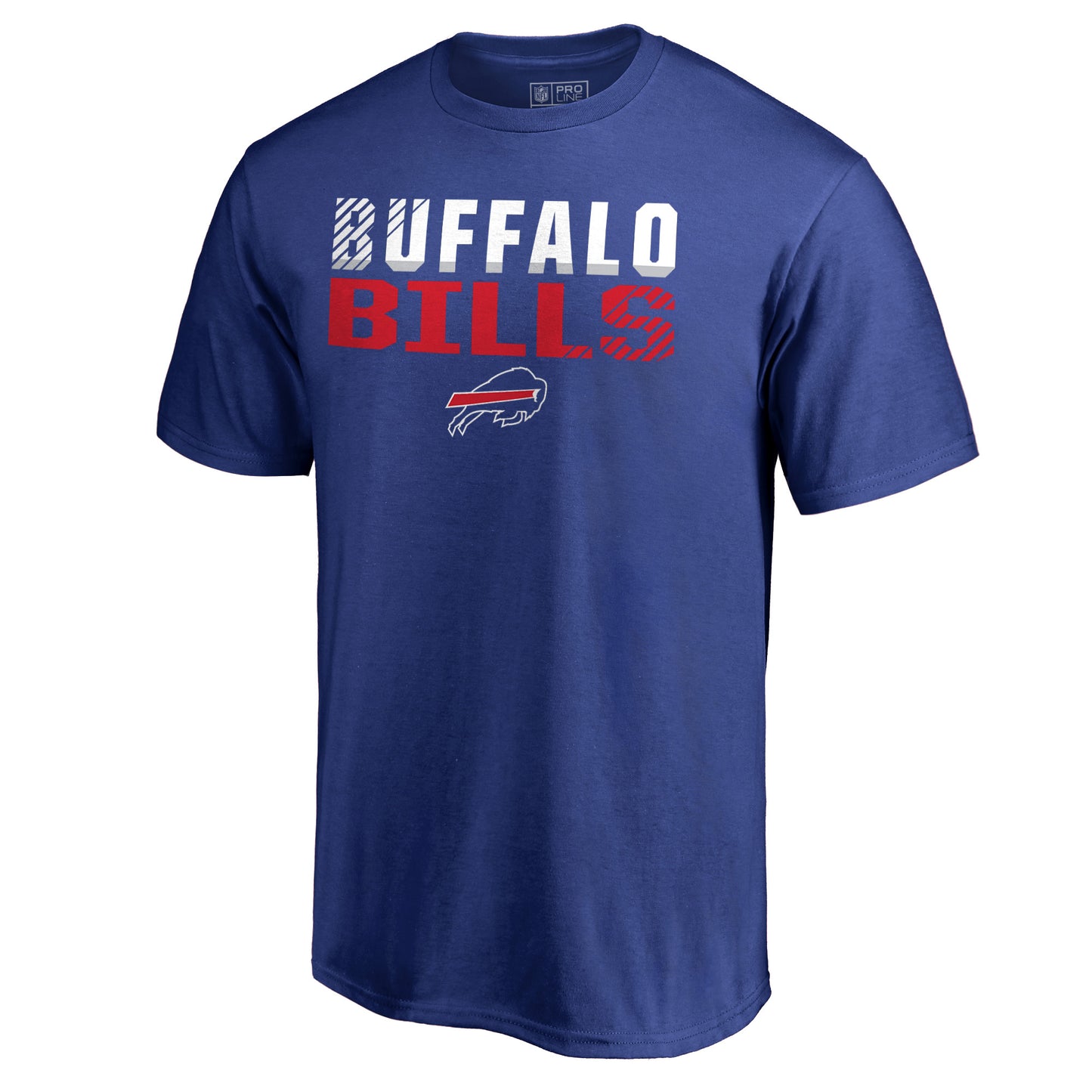 Men's NFL Pro Line Royal Buffalo Bills Iconic Collection Fade Out T-Shirt