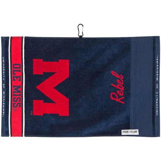 Ole Miss Rebels 16" x 24" Face/Club Jacquard Towel