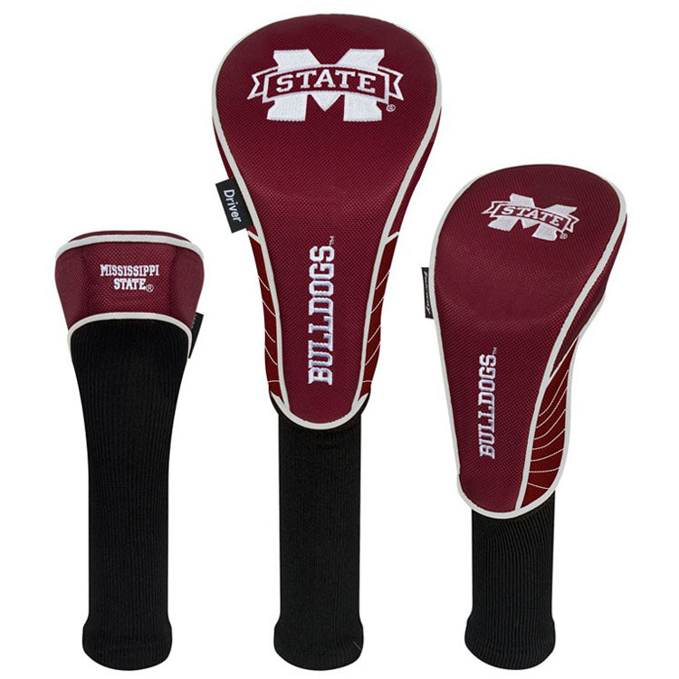 Mississippi State Bulldogs Driver Fairway Hybrid Set of Three Headcovers