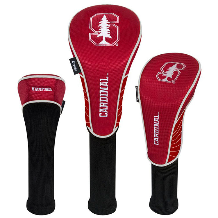 Stanford Cardinal Driver Fairway Hybrid Set of Three Headcovers