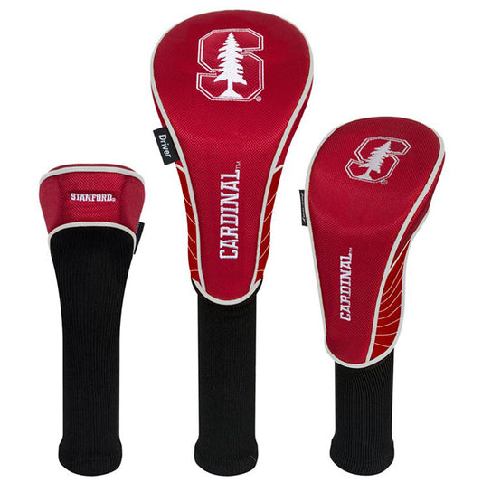 Stanford Cardinal Driver Fairway Hybrid Set of Three Headcovers